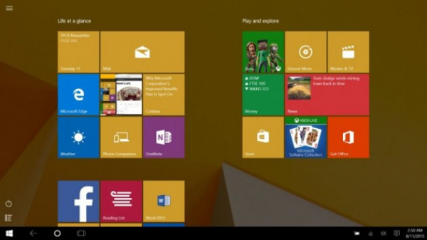 Обзор Windows 10 для планшетов