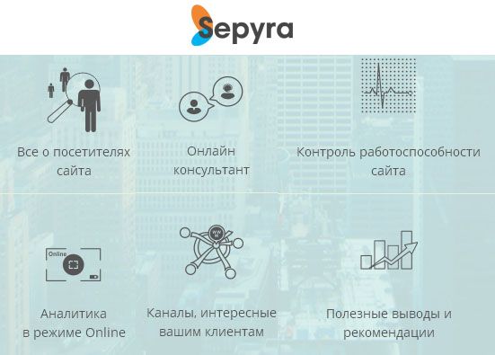 Обновления сервиса веб-аналитики Sepyra.com