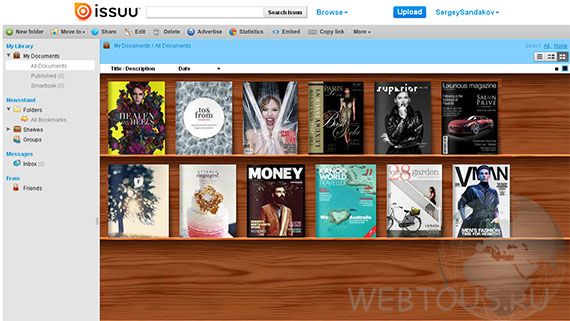 Issuu — чтение журналов онлайн