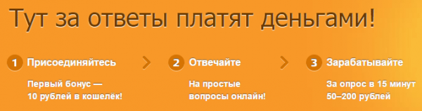 Крупнейший в рунете сервис опросов за деньги