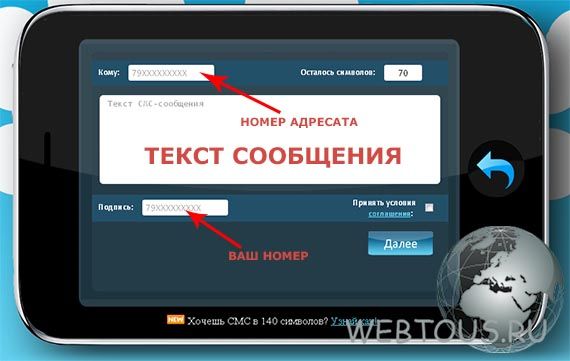 SmsVisit — отправляем смс через интернет бесплатно