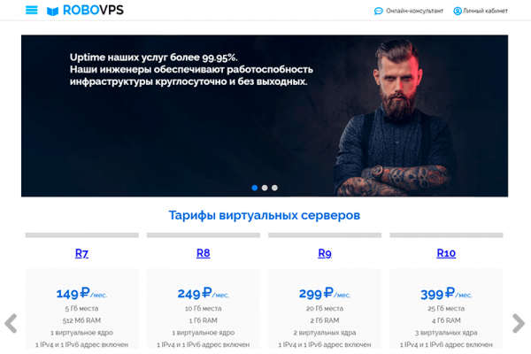 RoboVPS – надежный хостинг с немецким качеством