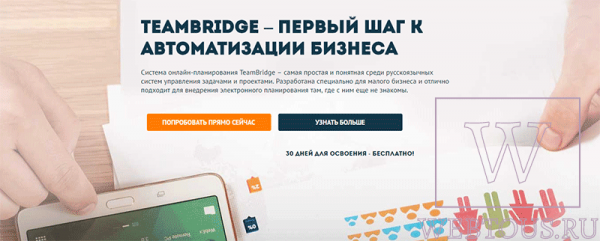 TeamBridge – система эффективного управления проектами компании